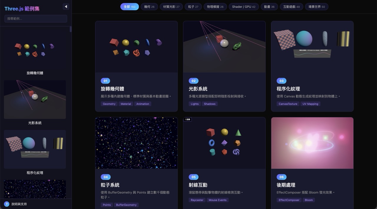 Three.js Examples